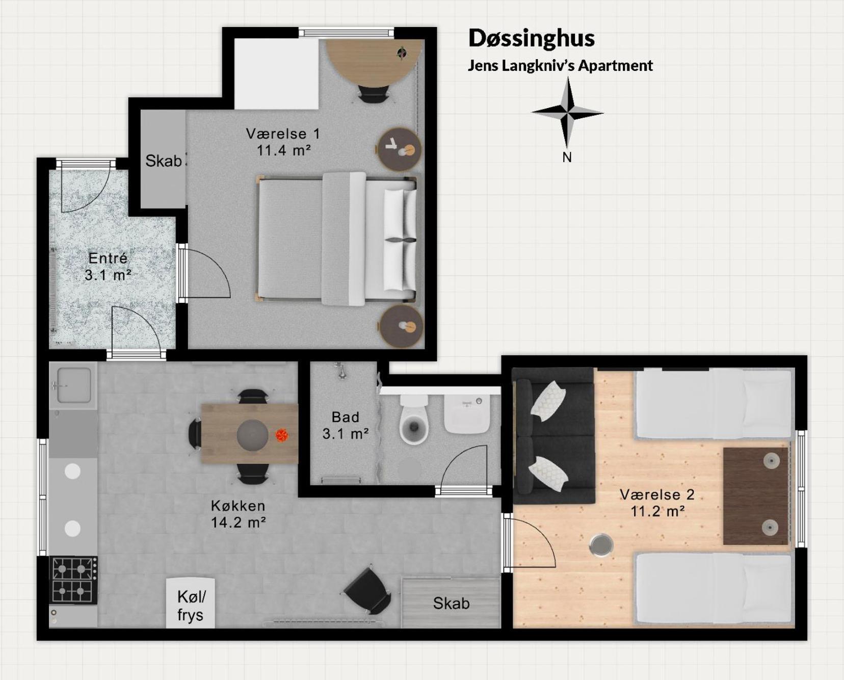 Dossinghus Holiday Apartments Kjellerup Esterno foto